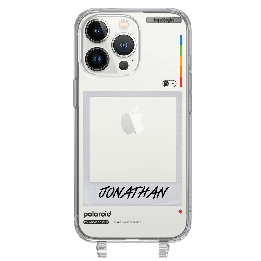 Polaroid x Topologie Bump Phone Case / Frame Clear (Personalization) / iPhone 13 Pro