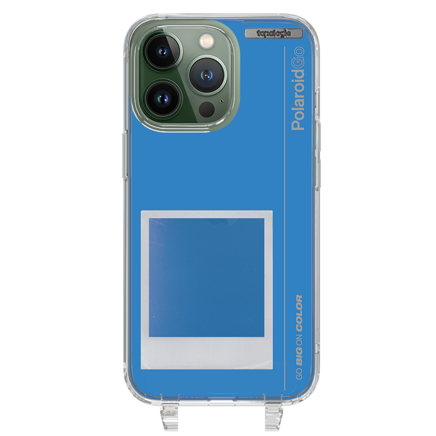 Polaroid x Topologie Bump 手機殼 / 透明 / Go 底片濾鏡（天空藍）