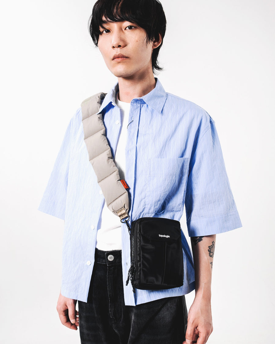 Puffer 絎縫背帶