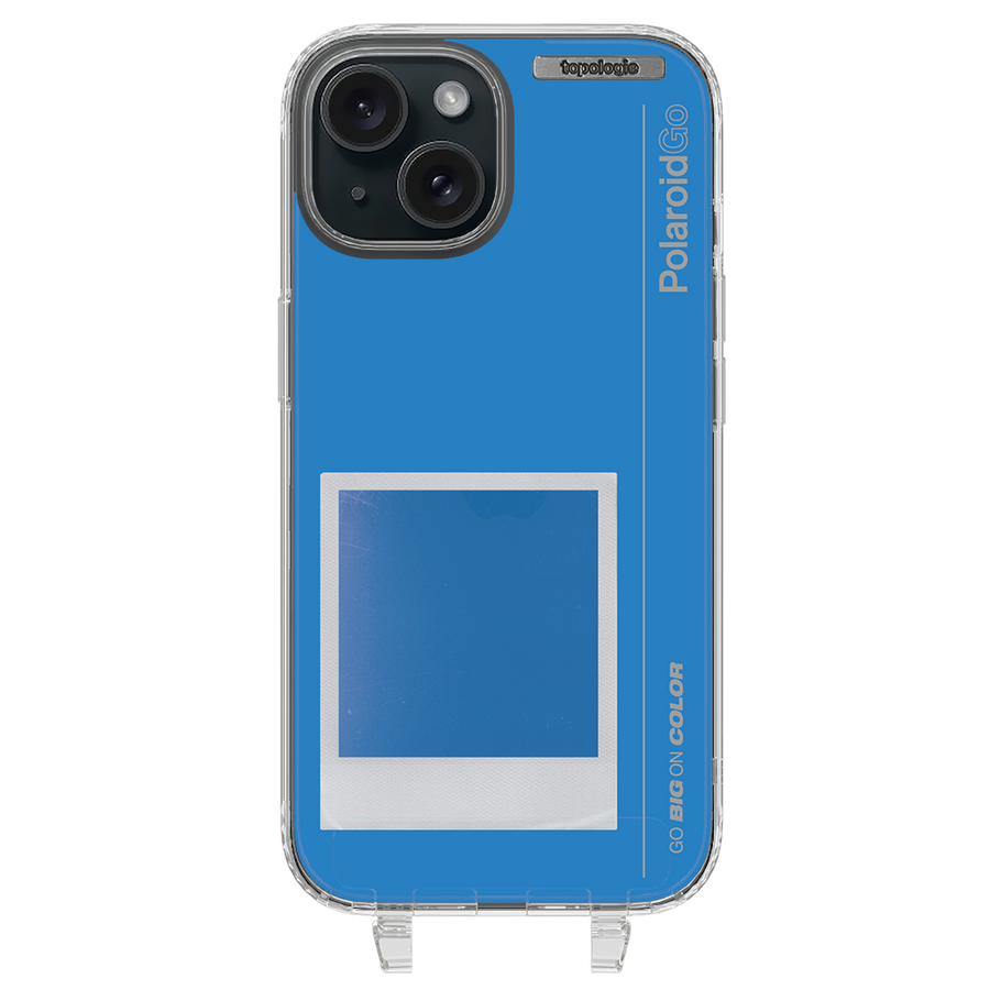 Polaroid x Topologie Bump 手機殼 / 透明 / Go 底片濾鏡（天空藍）