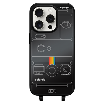 Polaroid x Topologie Bump 手機殼 / 啞黑 / 黑色鏡面 / Camera Black