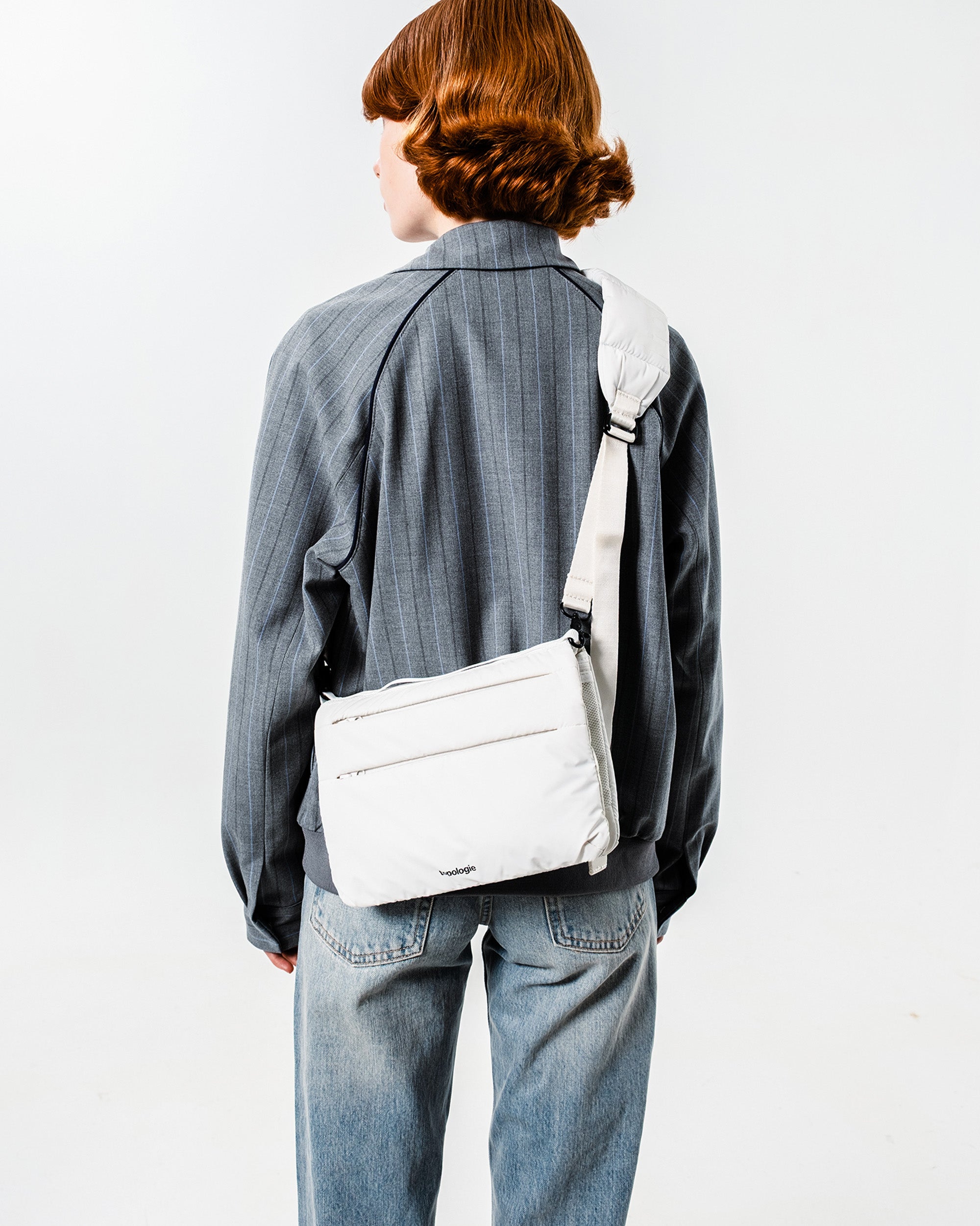 Flat 摺疊中號斜背包