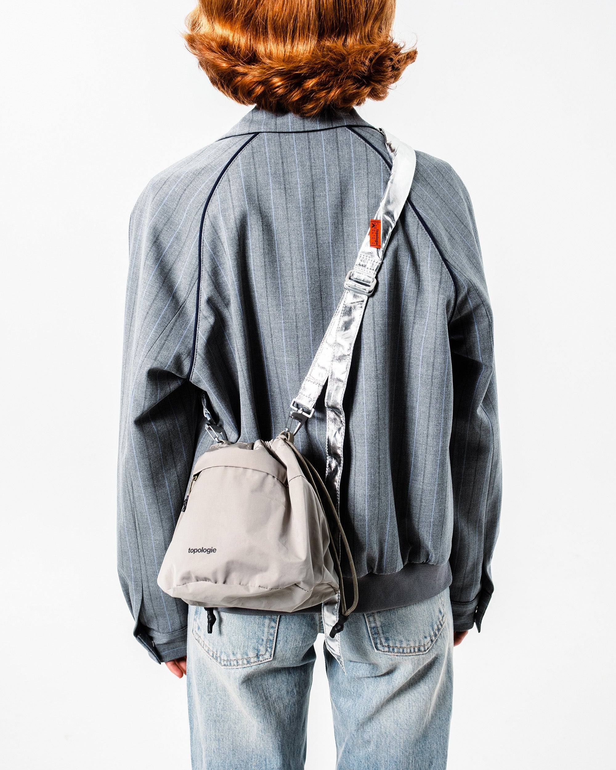 雙面抽繩水桶包