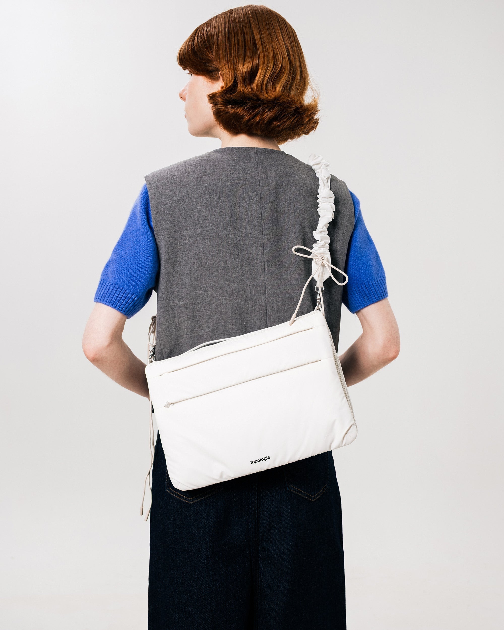 Flat 摺疊大號斜背包