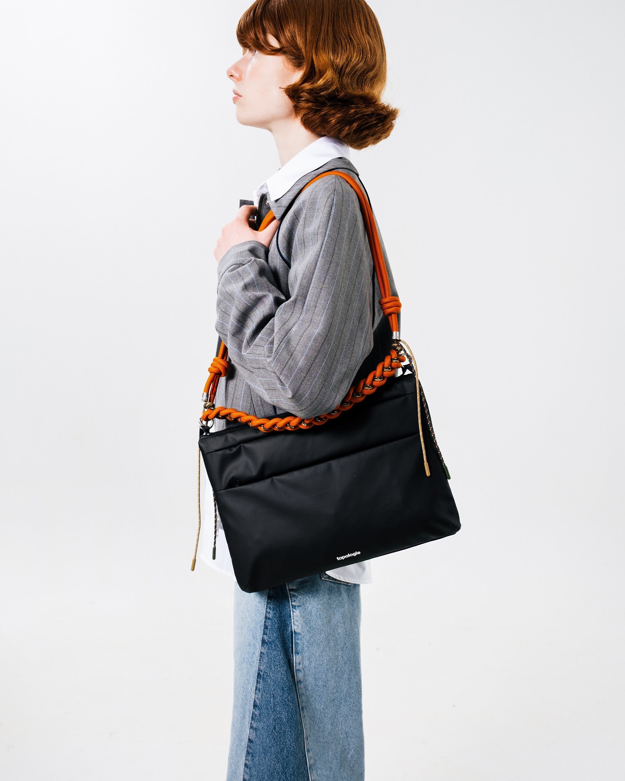 Flat 摺疊大號斜背包– Topologie Taiwan