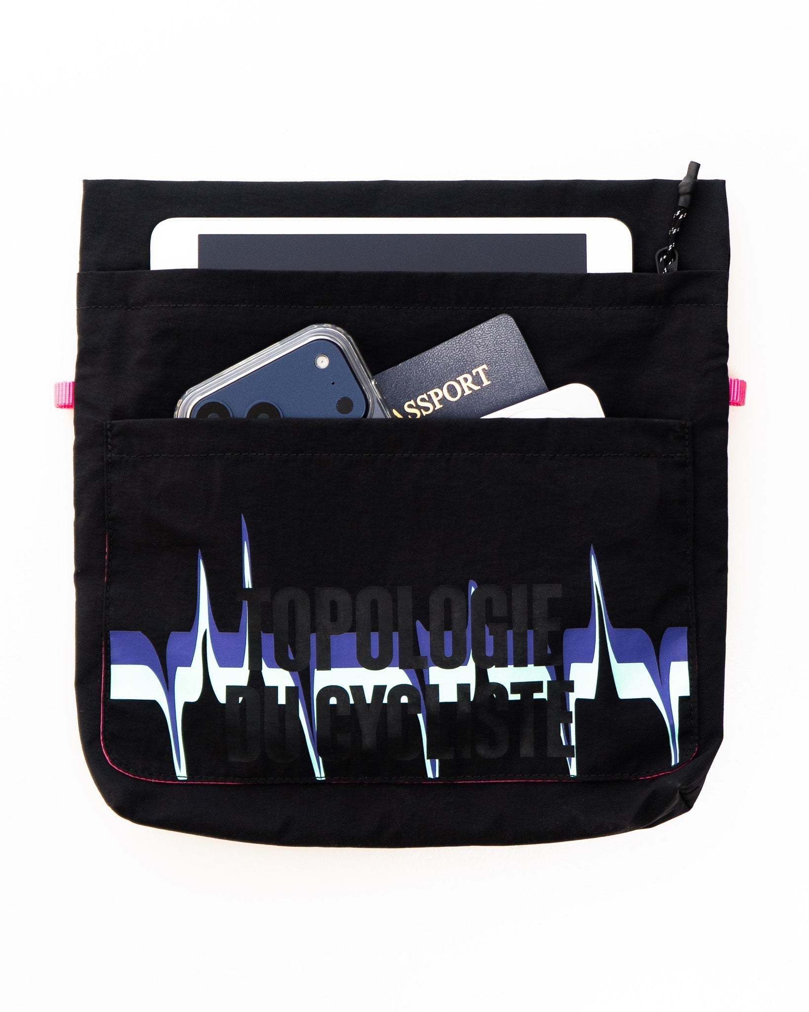 Topologie x Café du Cycliste Musette 翻蓋中號隨身包
