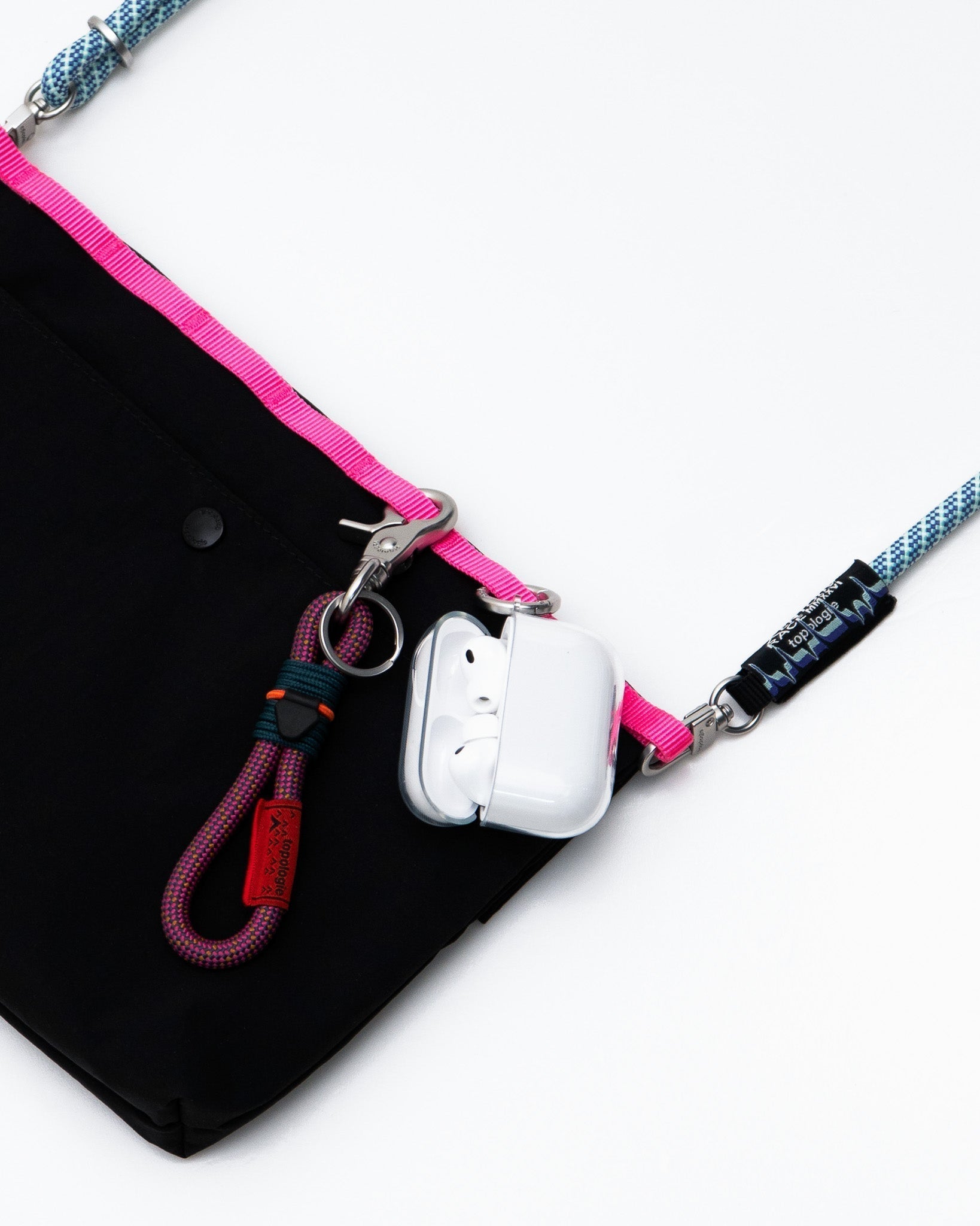 Topologie x Café du Cycliste Musette 翻蓋中號隨身包
