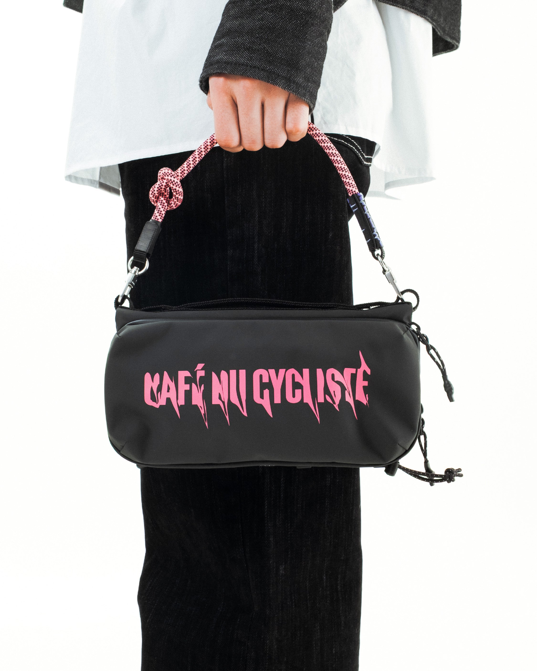 Topologie x Café du Cycliste 中號水瓶斜背包