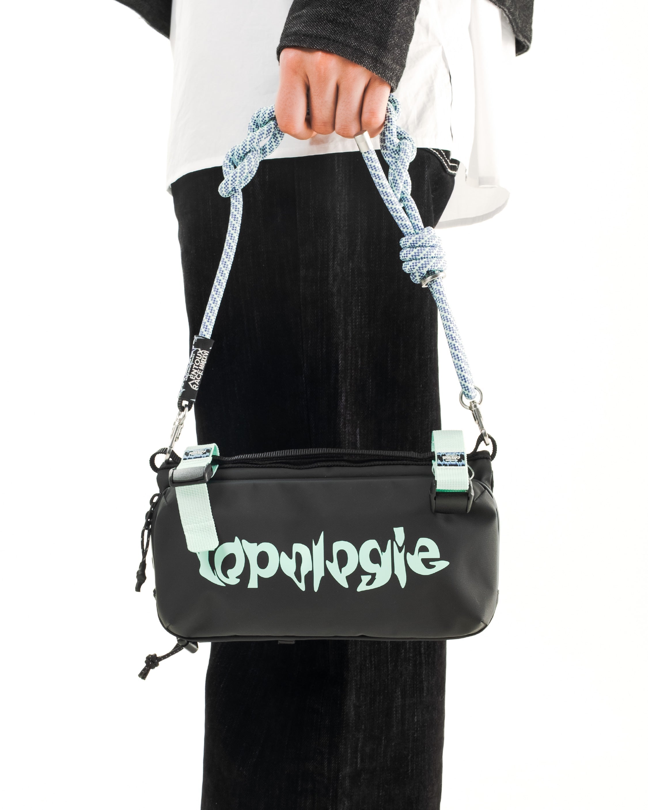 Topologie x Café du Cycliste 中號水瓶斜背包
