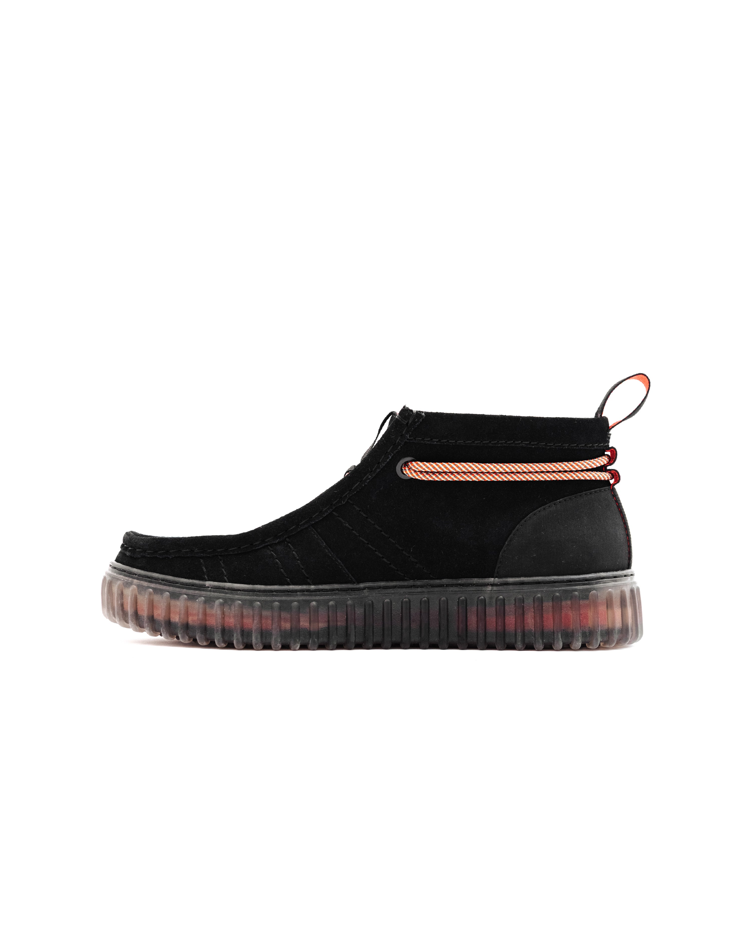 Topologie x Clarks Torhill Hi 羅紋厚底餅乾鞋 / 黑色