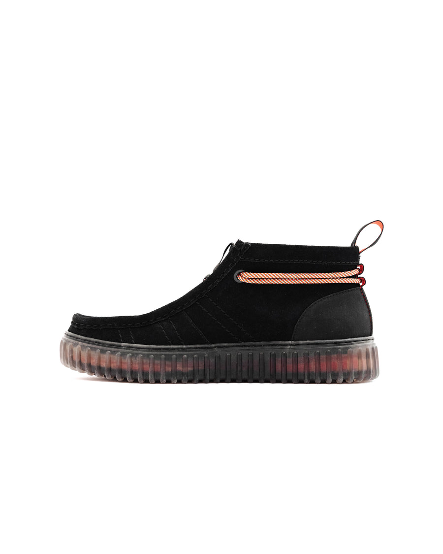 Topologie x Clarks Torhill Hi 羅紋厚底餅乾鞋 / 黑色