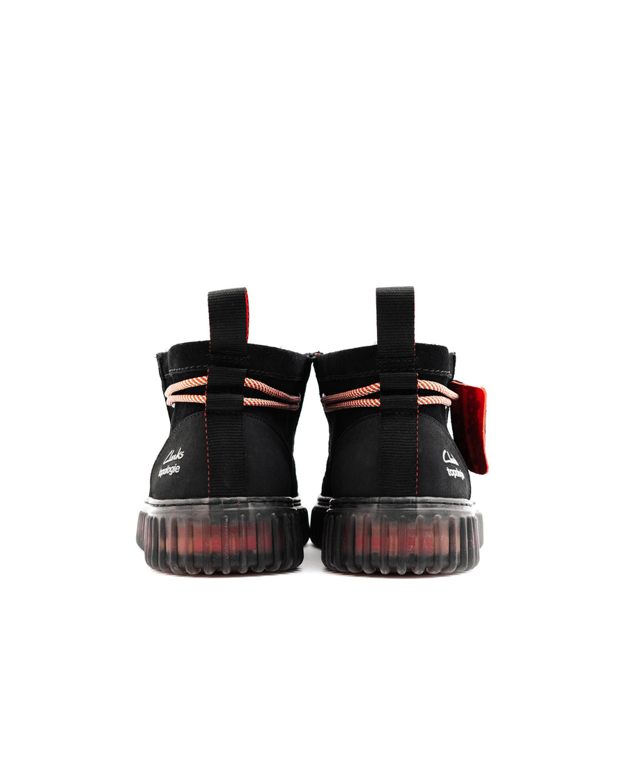 Topologie x Clarks Torhill Hi 羅紋厚底餅乾鞋 / 黑色