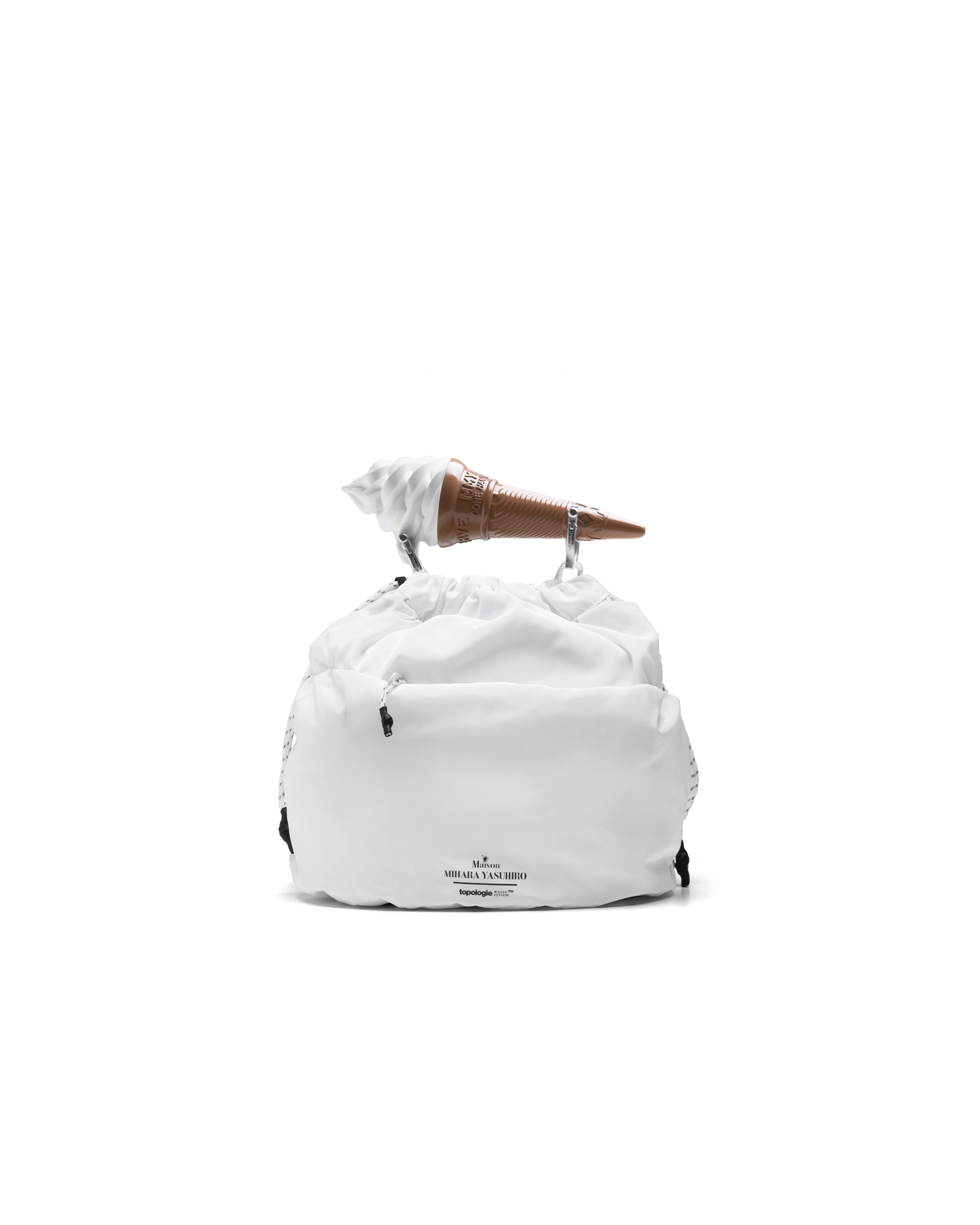 Topologie x Maison MIHARA YASUHIRO Soft Serve 雙面抽繩水桶包