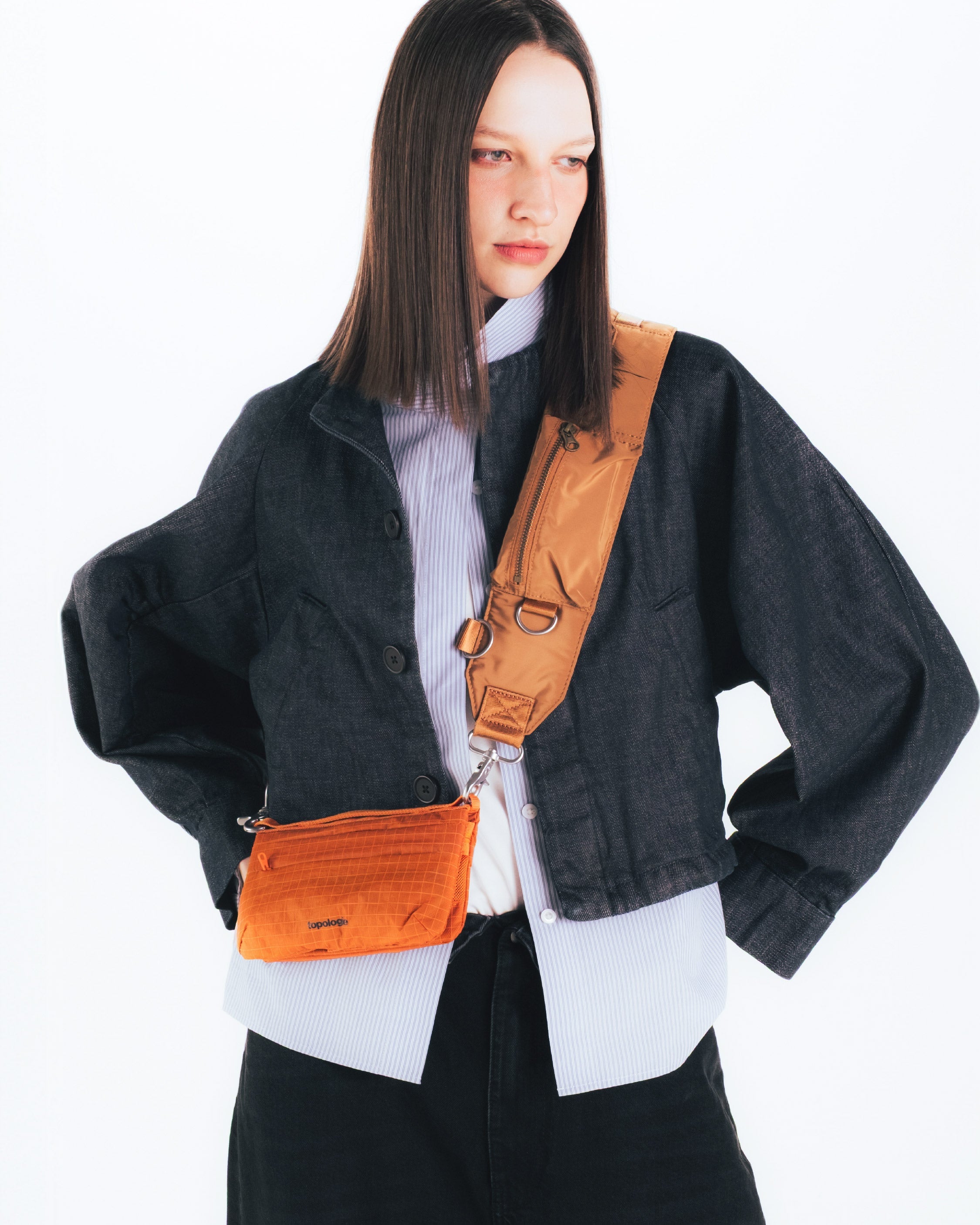 Flat 摺疊小號斜背包