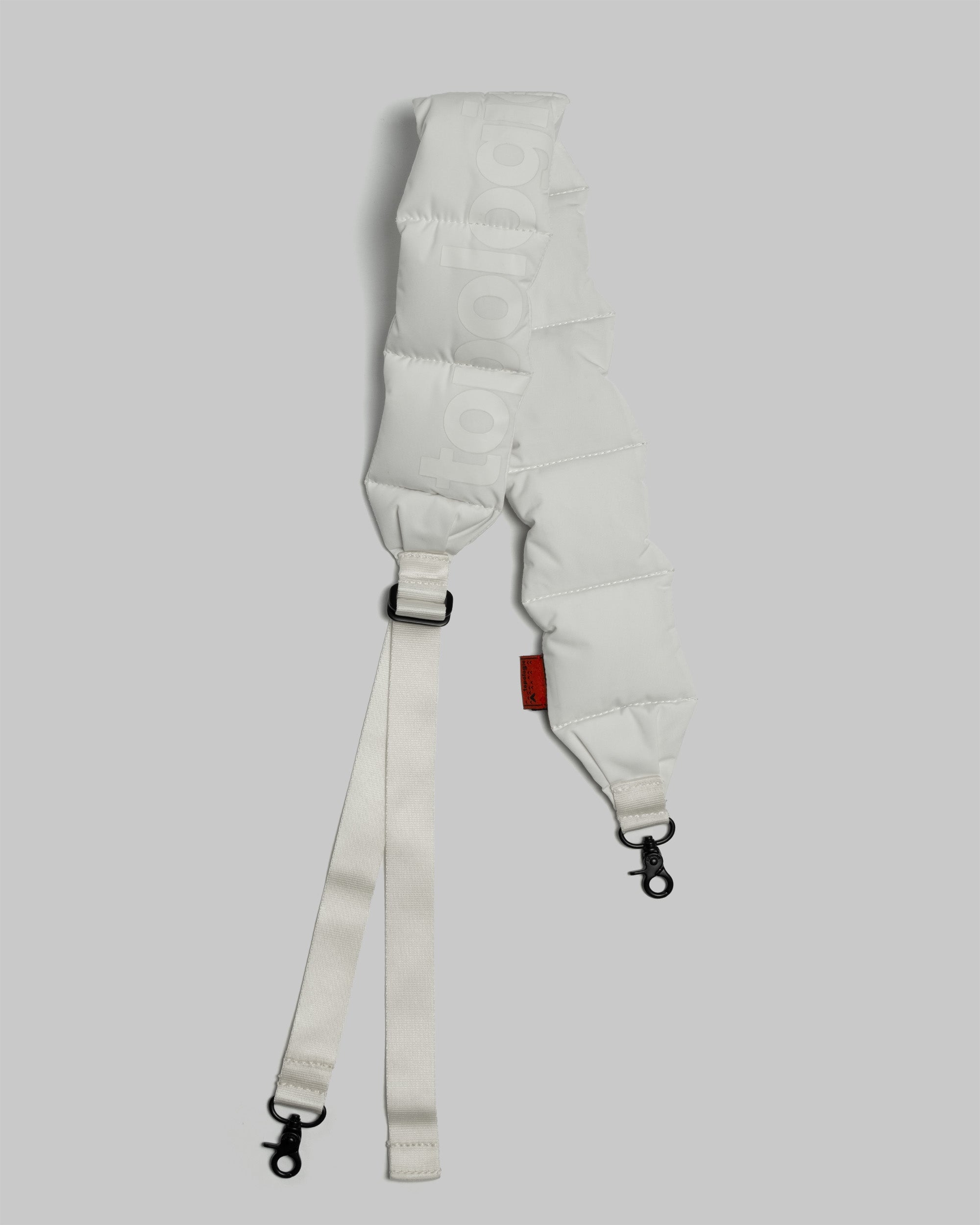 Puffer 絎縫背帶 / 米灰色