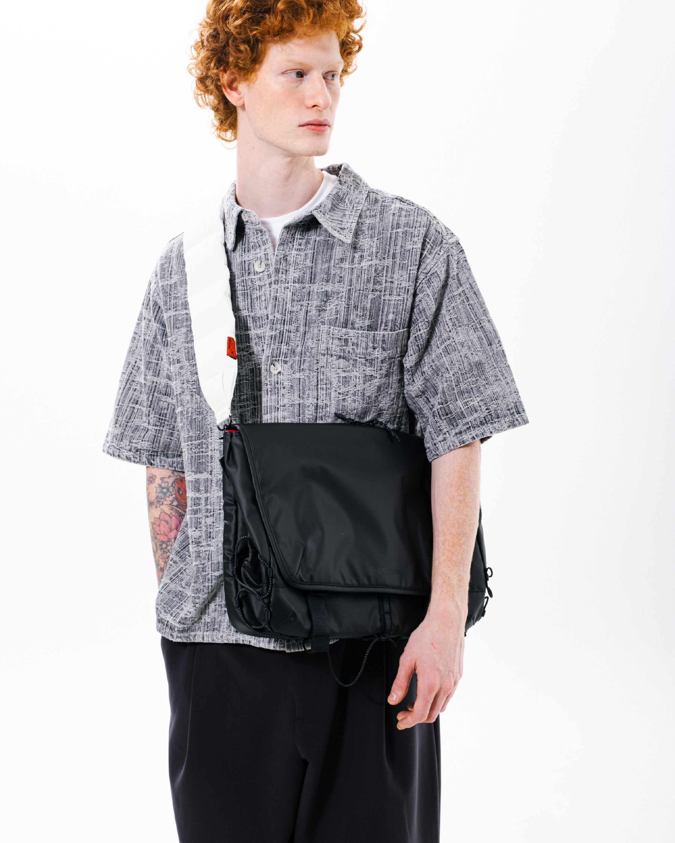 Puffer 絎縫背帶 / 菁苔綠