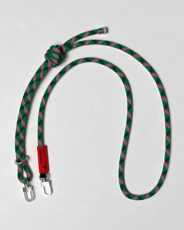 8.0mm Rope 繩索背帶/寶石綠粉紅