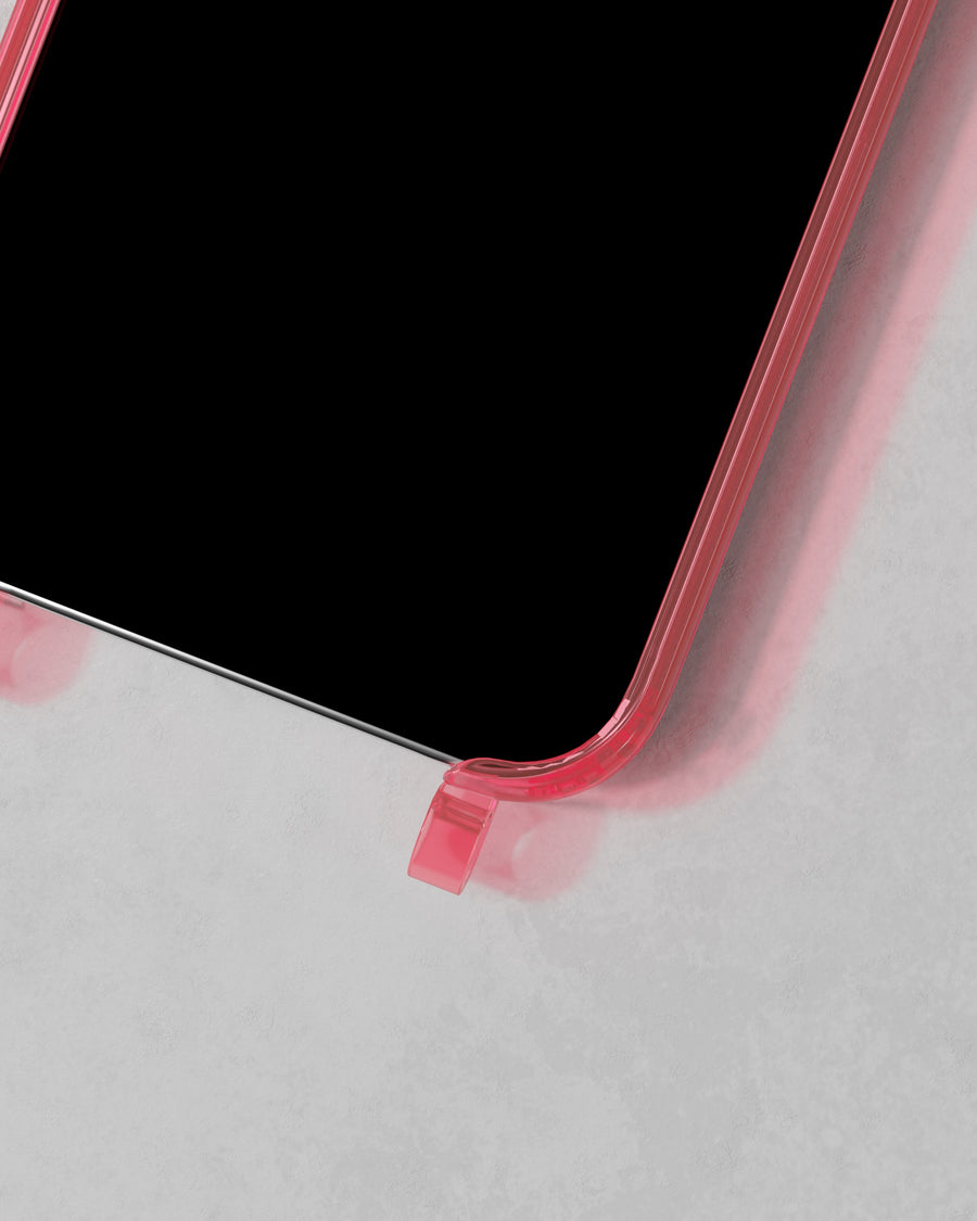 Verdon 手機殼 / 透色螢光粉紅