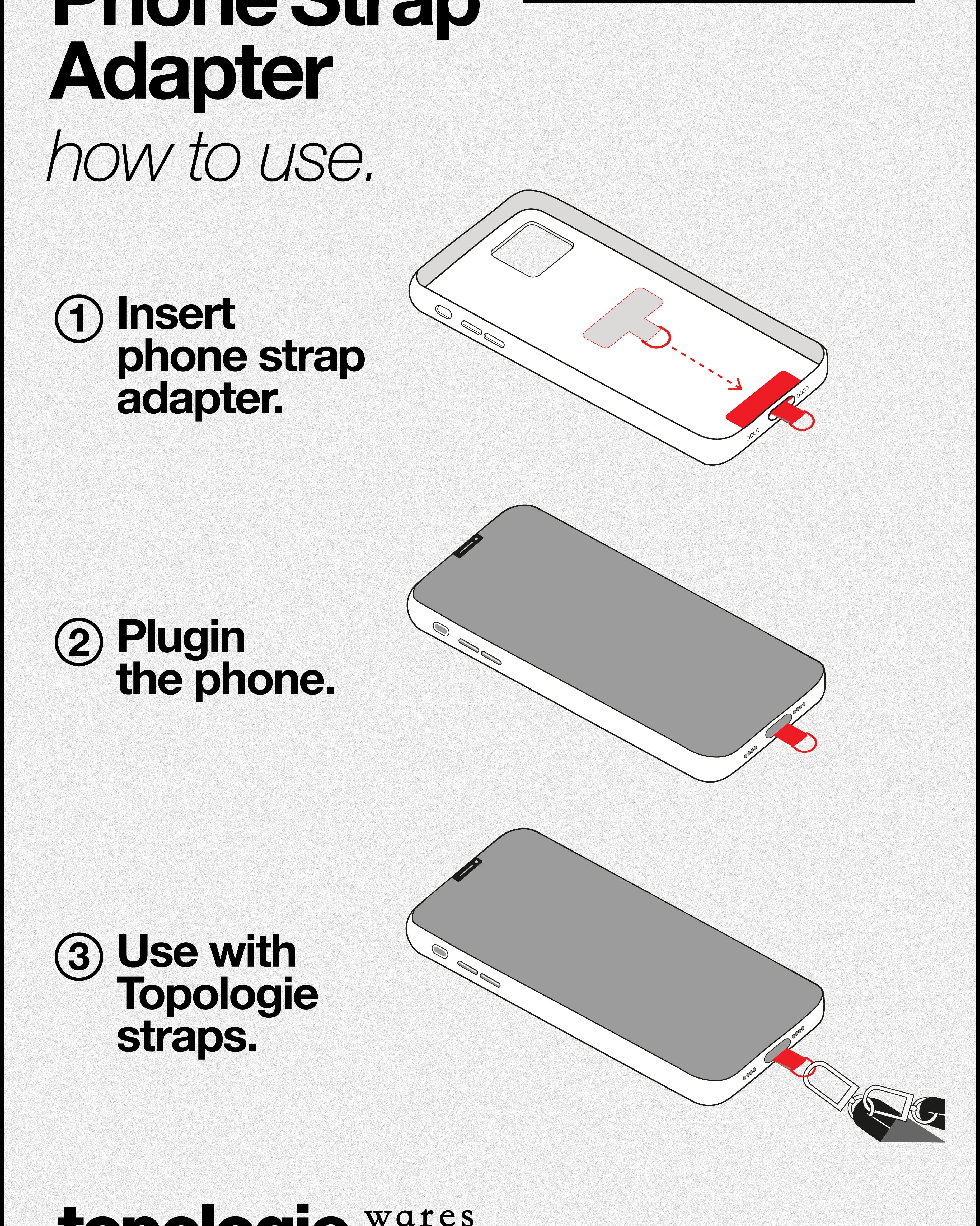 Phone Strap Adapter手機掛繩夾片