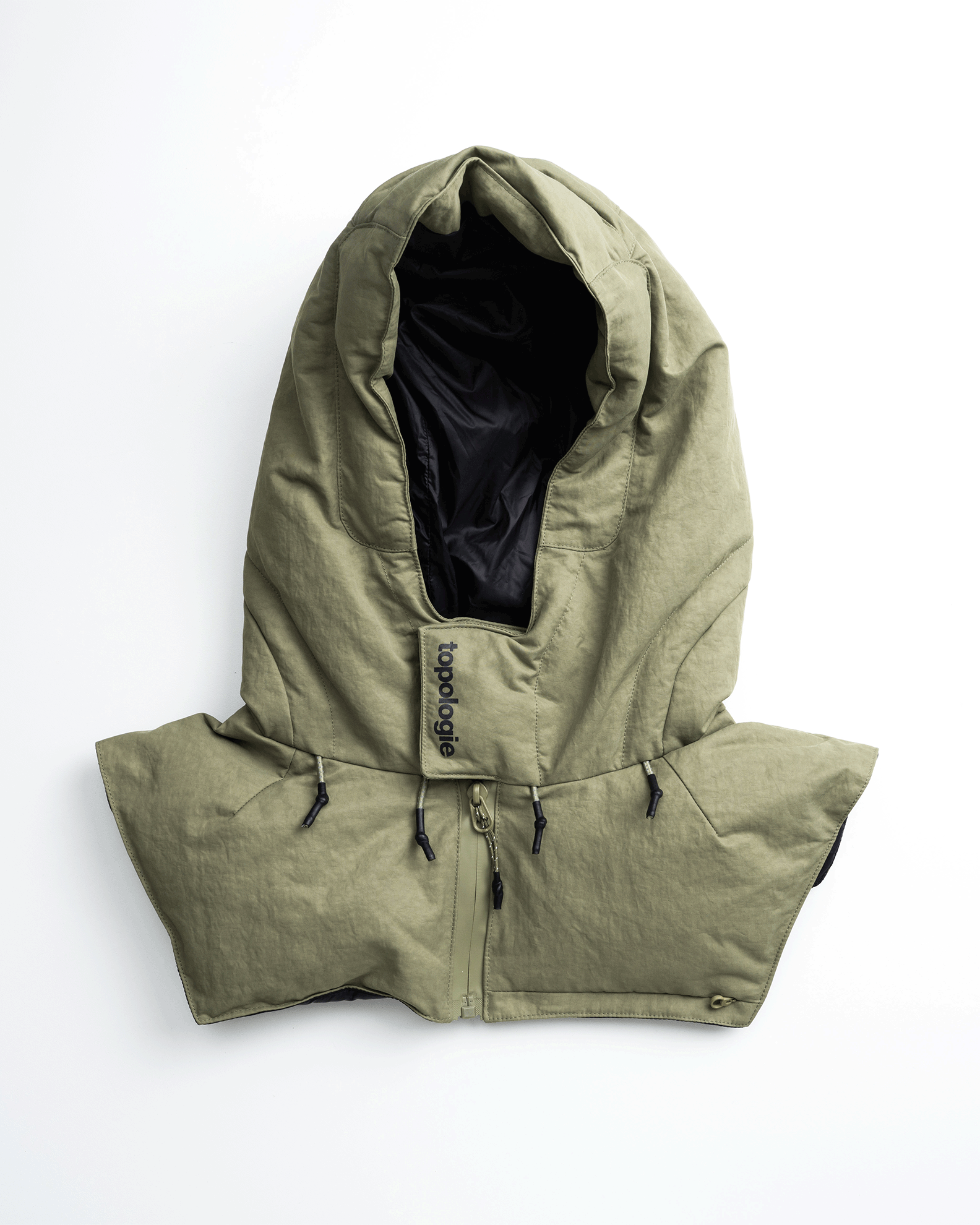 防風便攜兜帽 / 青苔綠