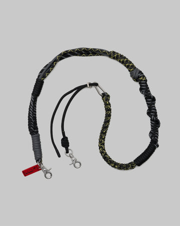 Macrame 編織背帶 / 炭灰色
