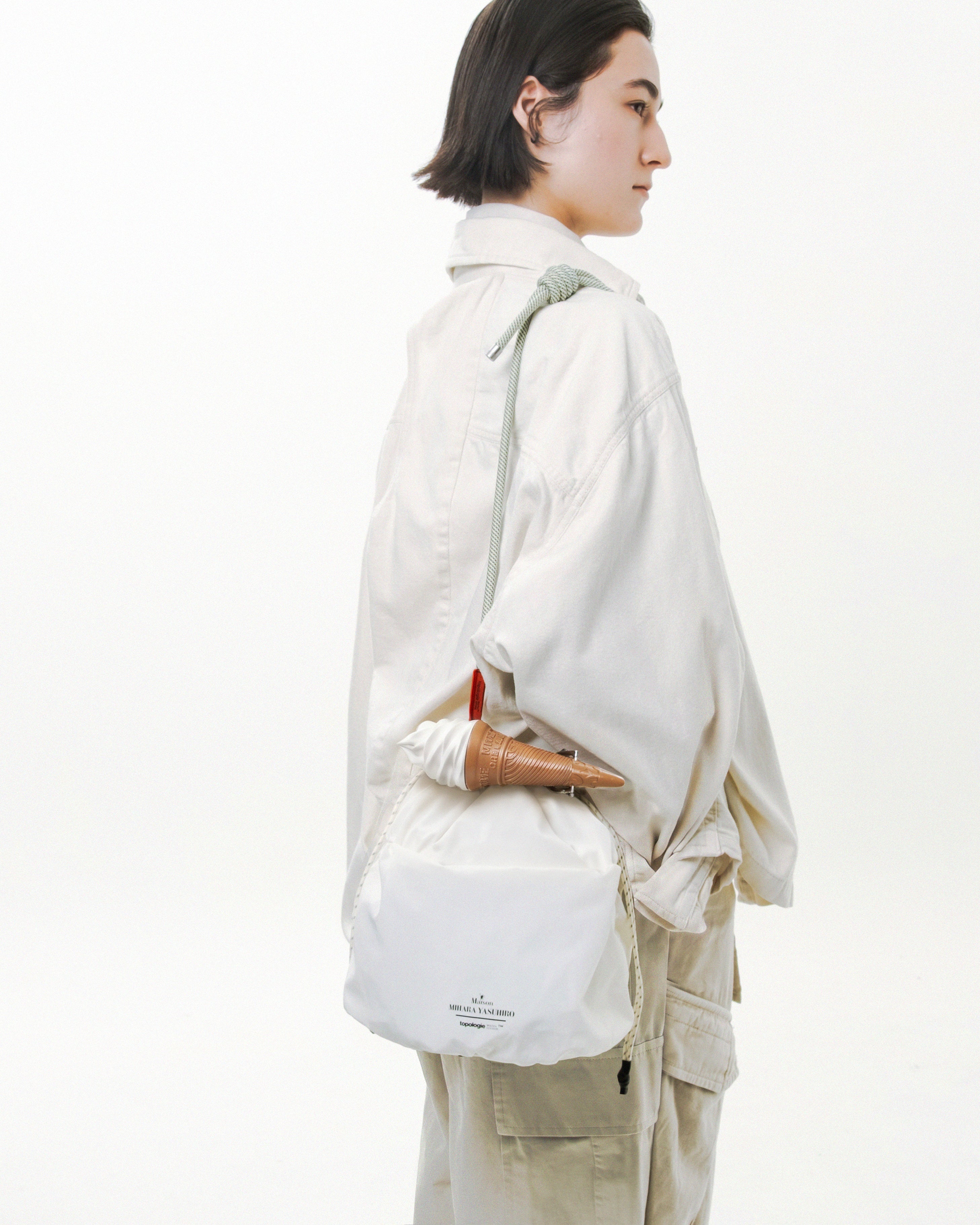 Topologie x Maison MIHARA YASUHIRO Soft Serve 雙面抽繩水桶包