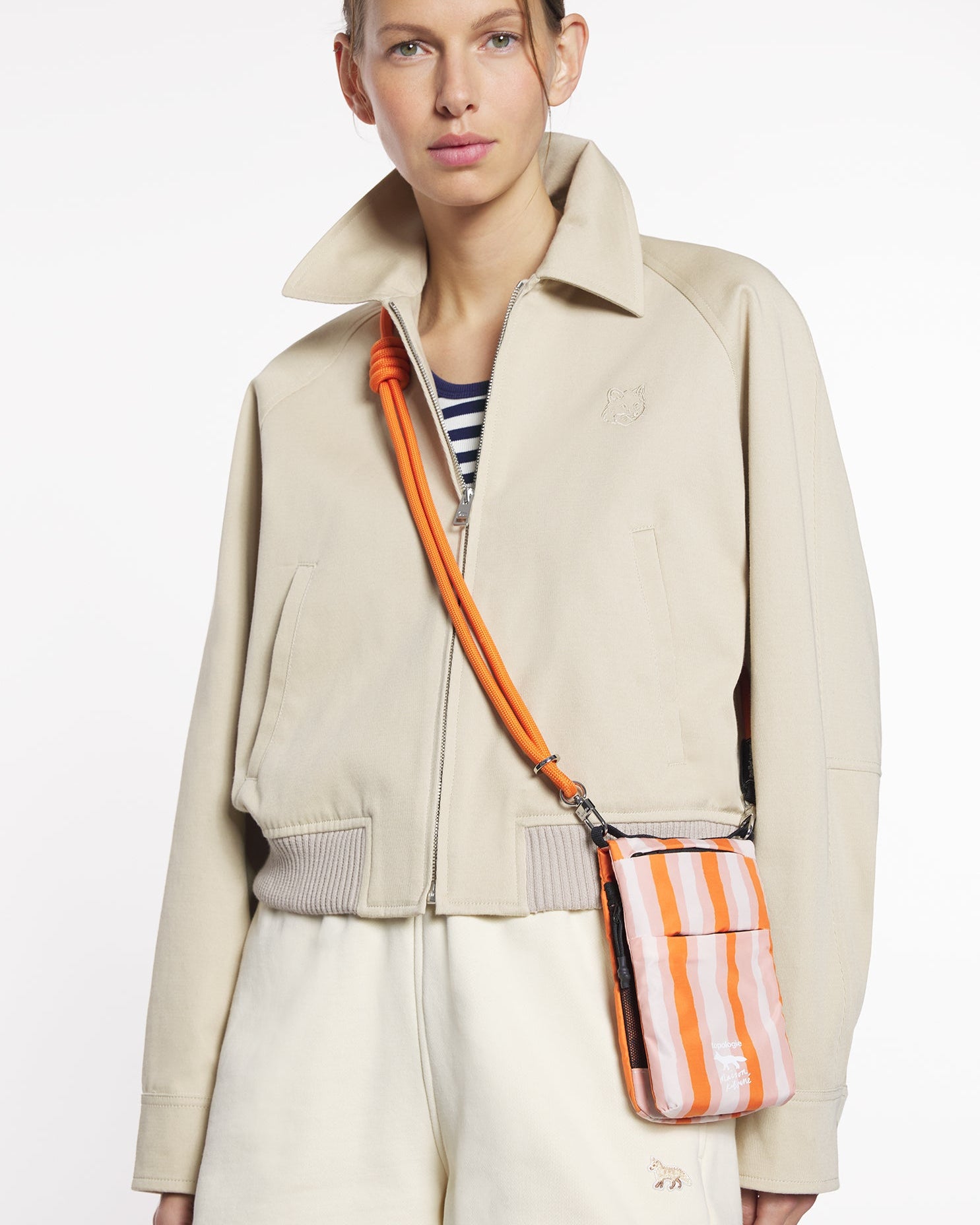 Maison Kitsuné x Topologie 摺疊貼身小包