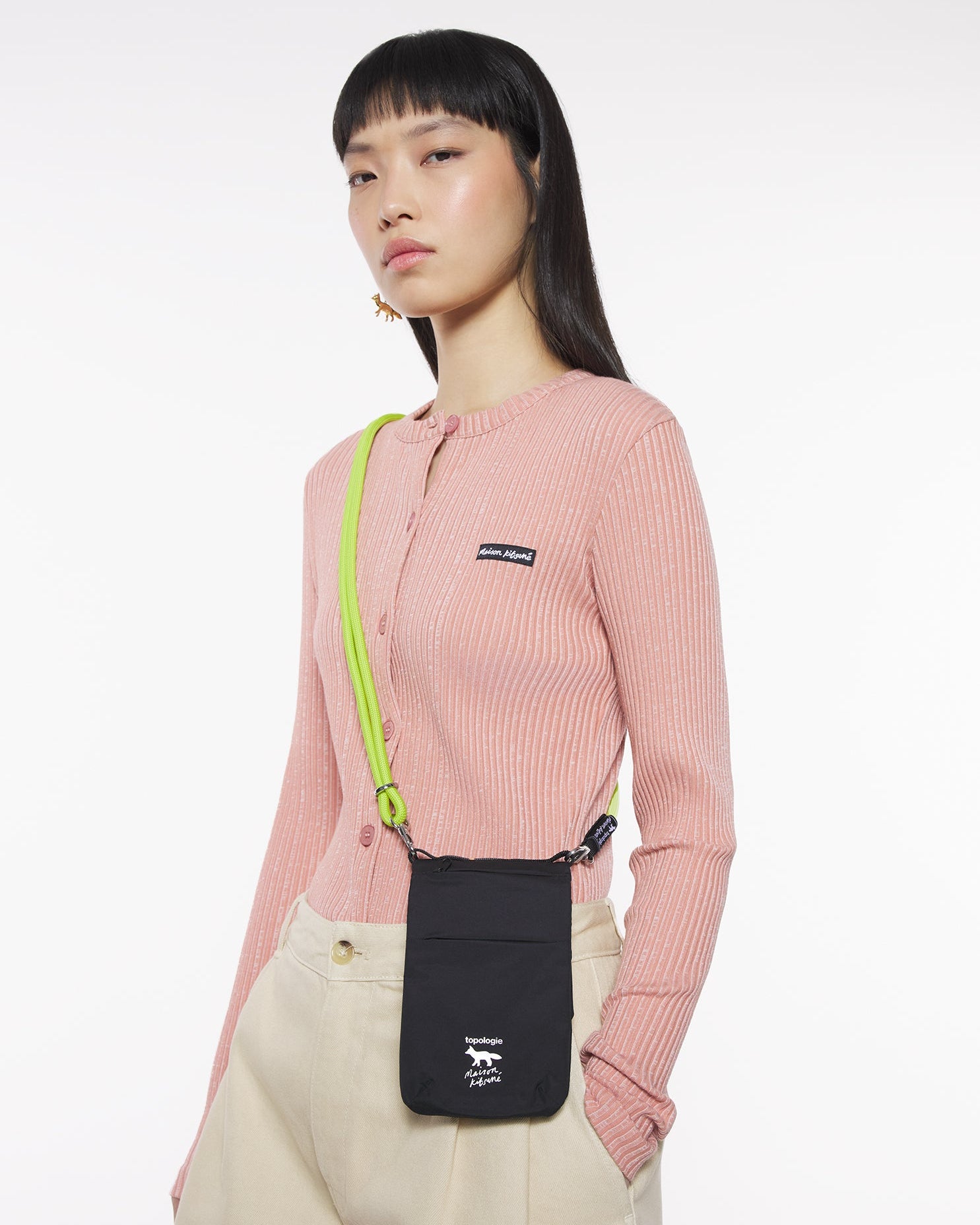 Maison Kitsuné x Topologie 摺疊貼身小包