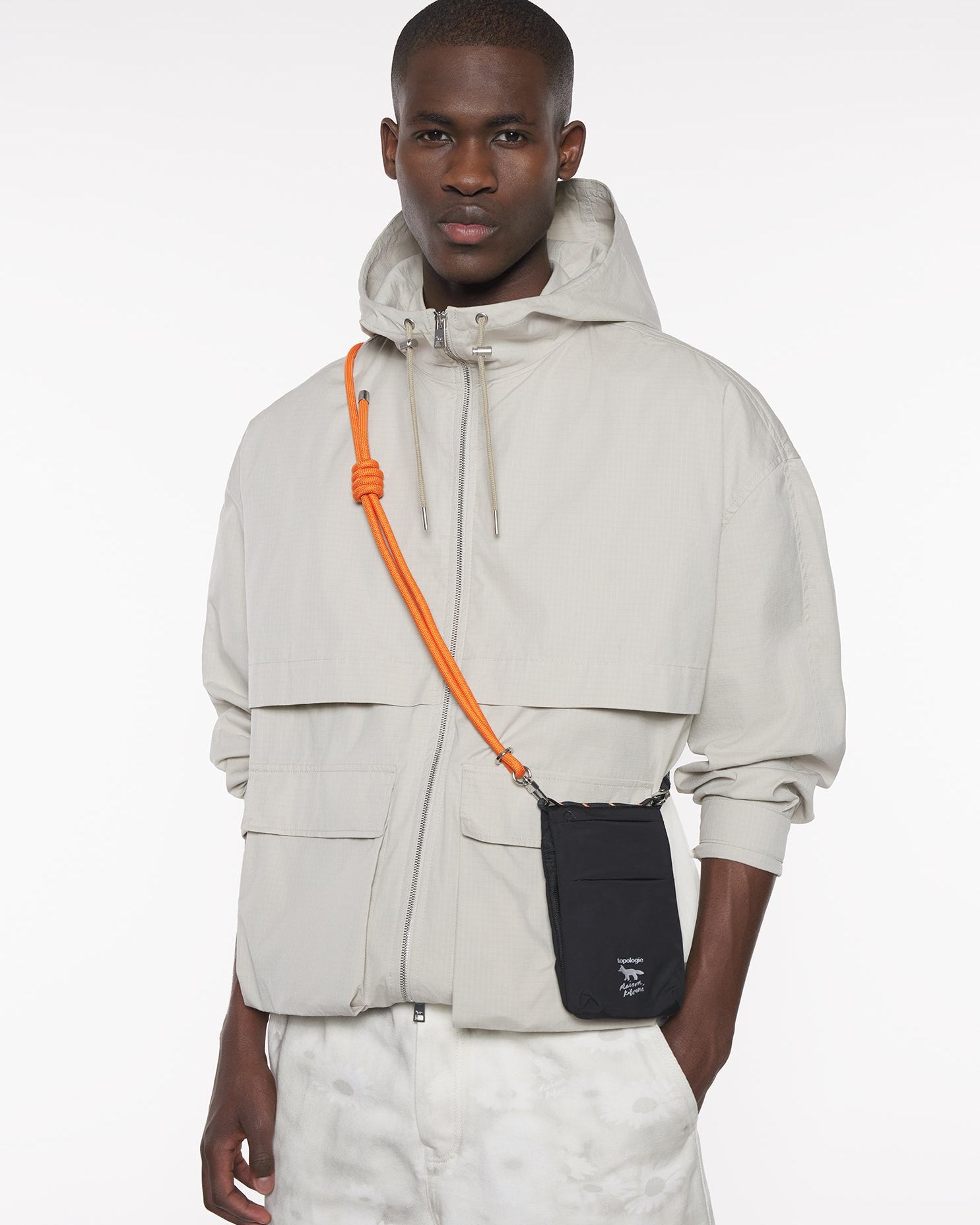 Maison Kitsuné x Topologie 摺疊貼身小包