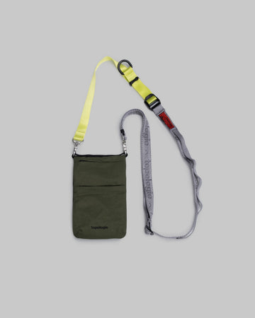Phone 摺疊貼身小包 / 深綠色 / Light / Utility 多功能背帶 / 岩石灰
