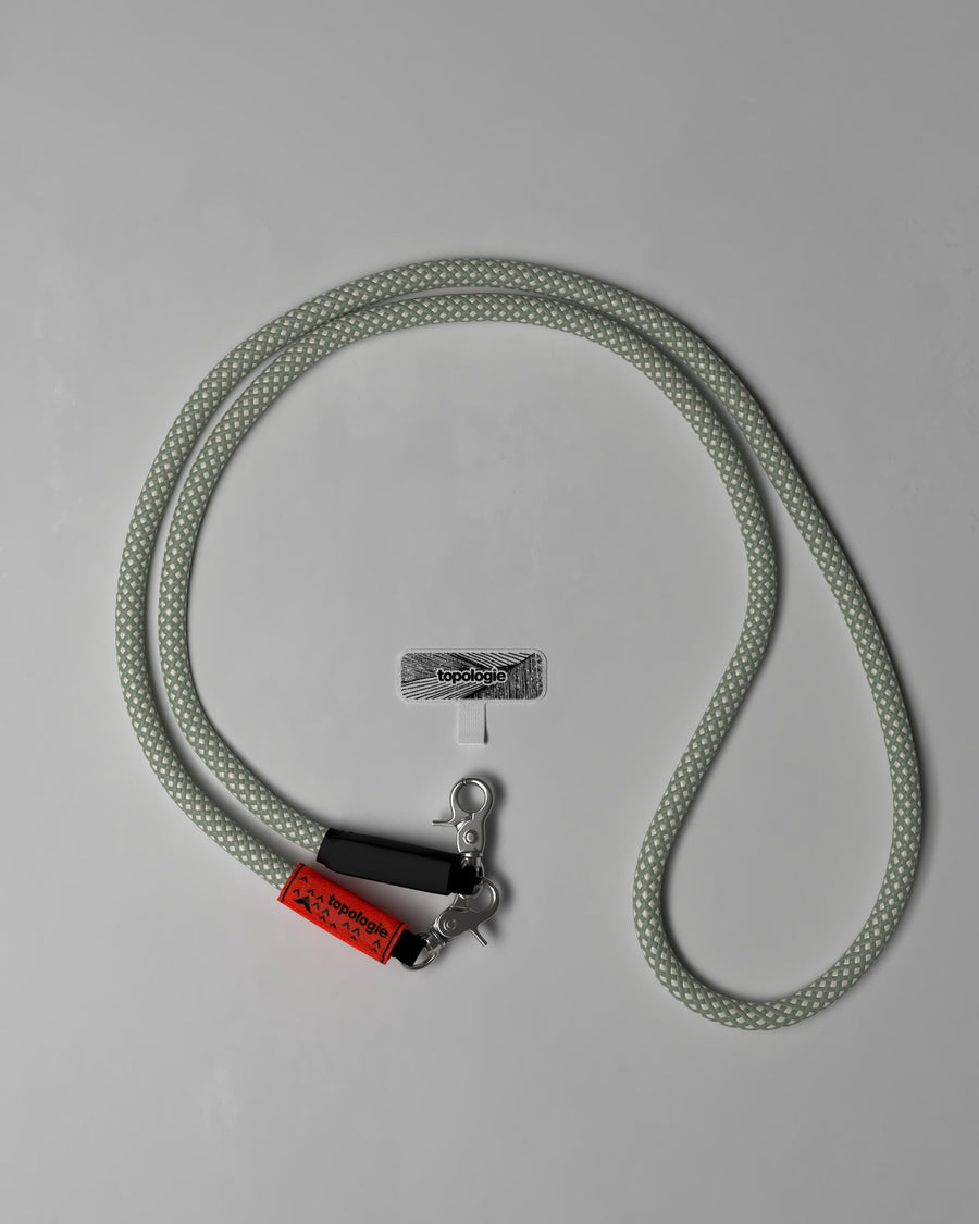 10mm Rope 繩索背帶 / 鼠尾草綠格紋 + 手機掛繩夾片