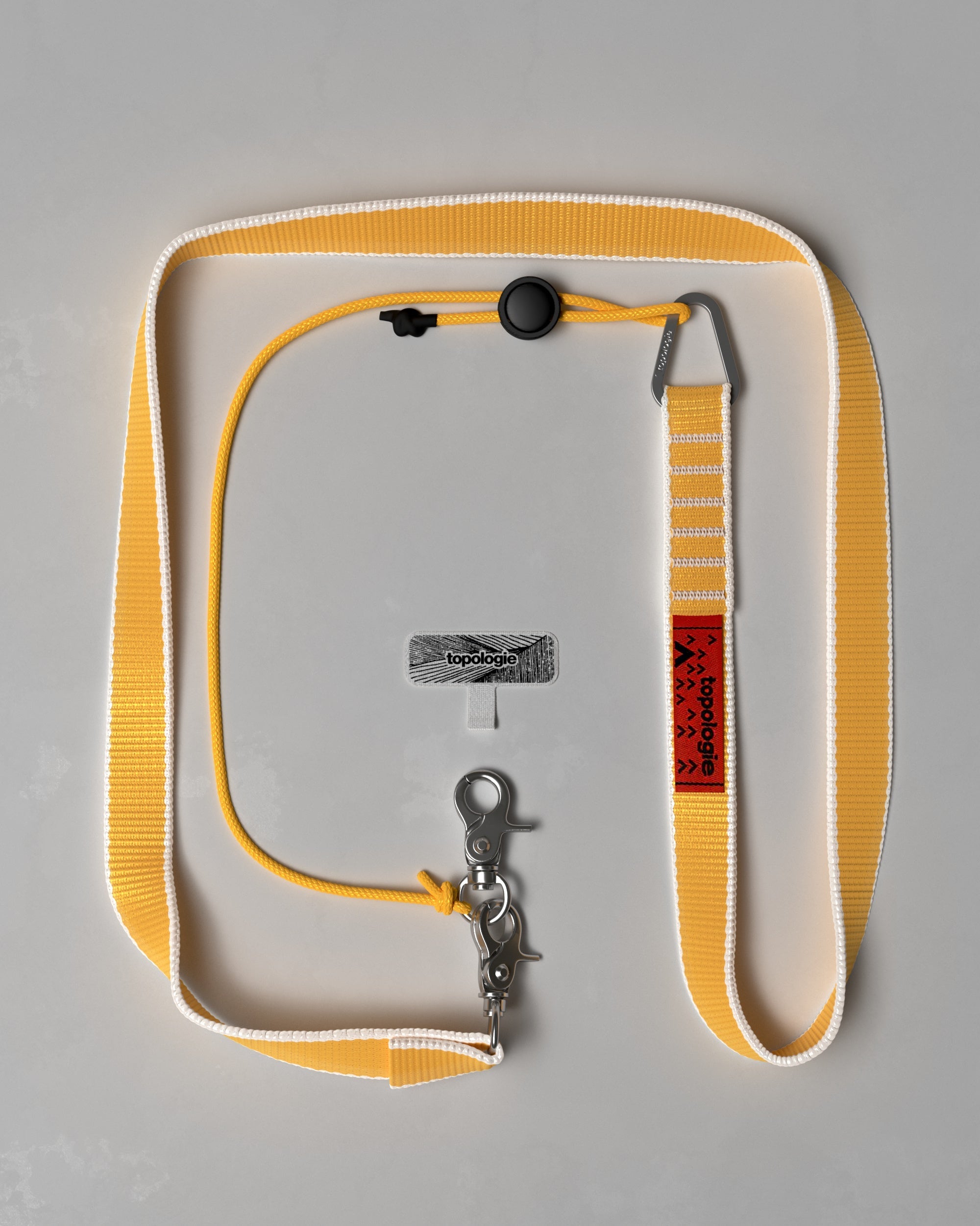 20mm Sling 繩索背帶 / 琥珀黃 + 手機掛繩夾片