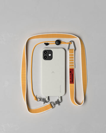 Dolomites 繩索背帶手機殼 / 月亮灰 / 20mm 琥珀黃