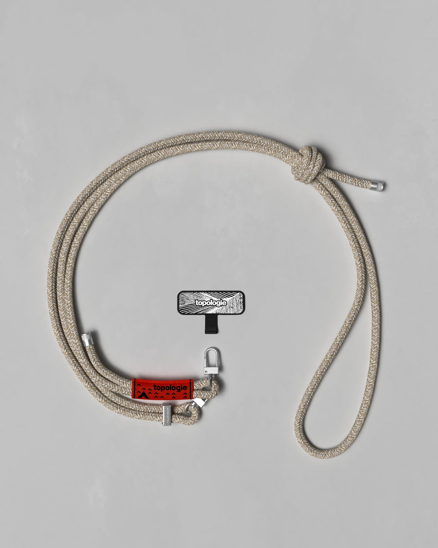 手機掛繩夾片 + 6.0mm Rope / 繩索背帶 / 混米