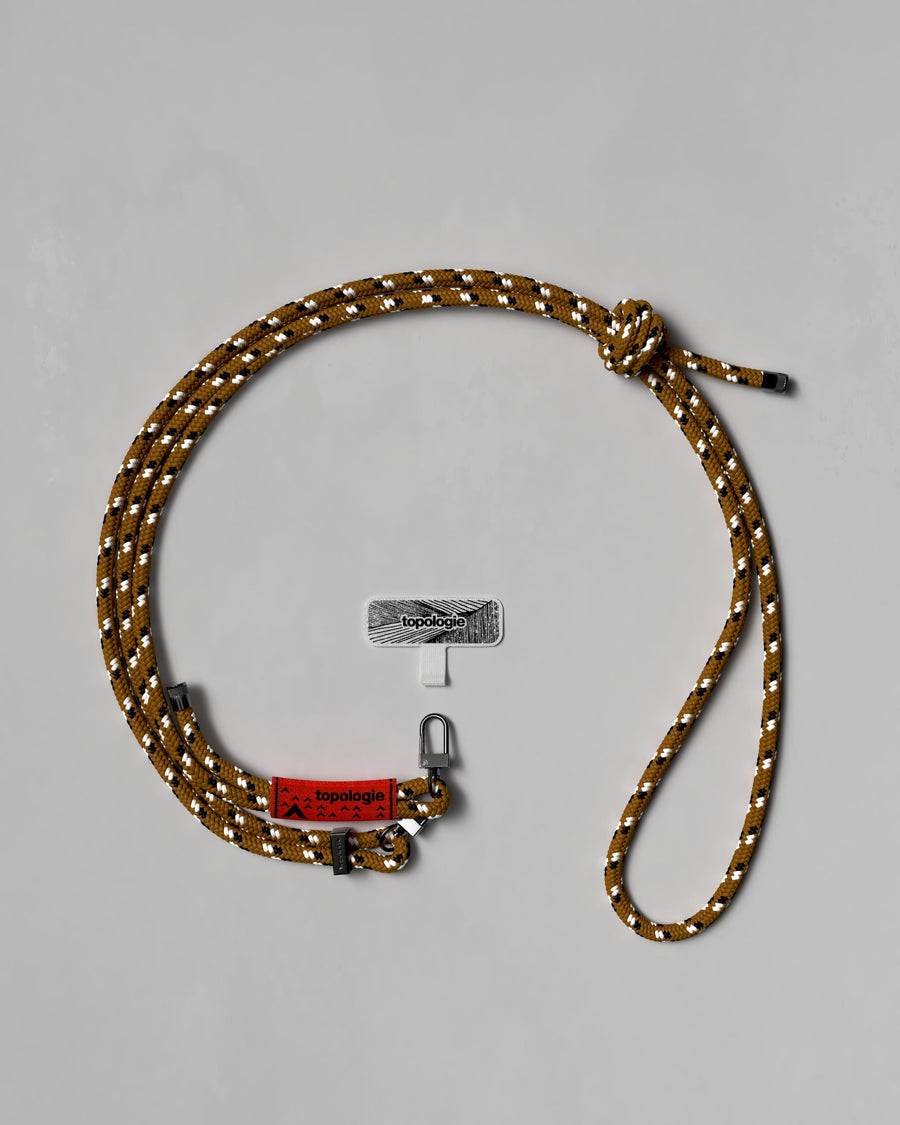 6.0mm Rope / 繩索背帶 / 咖啡藍 + 手機掛繩夾片