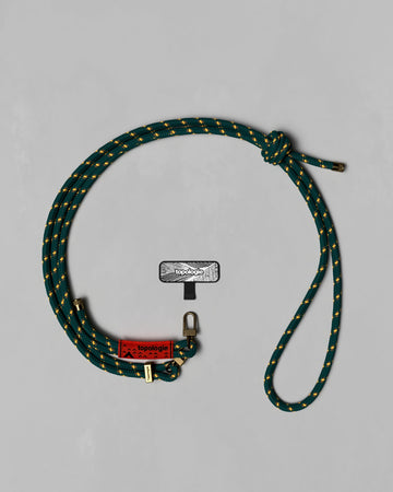 手機掛繩夾片 + 6.0mm Rope / 繩索背帶 / 森林綠