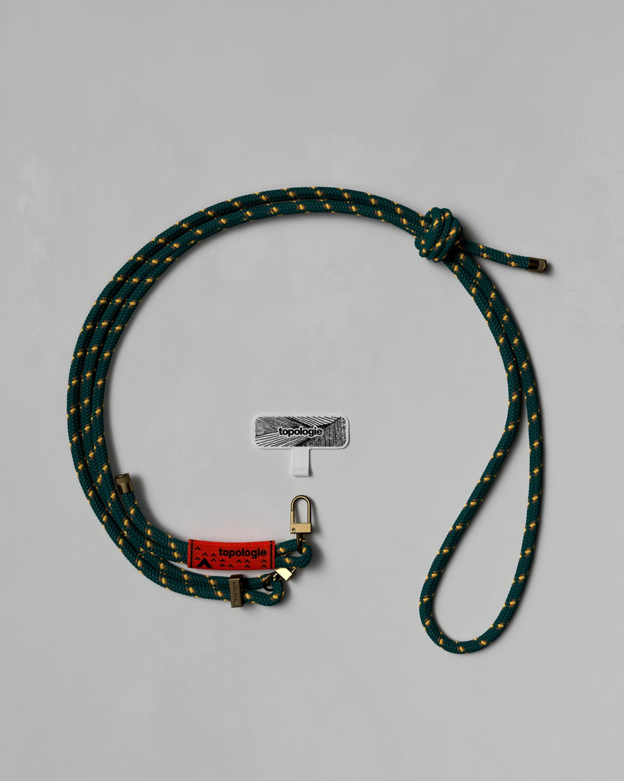 6.0mm Rope / 繩索背帶 / 森林綠 + 手機掛繩夾片