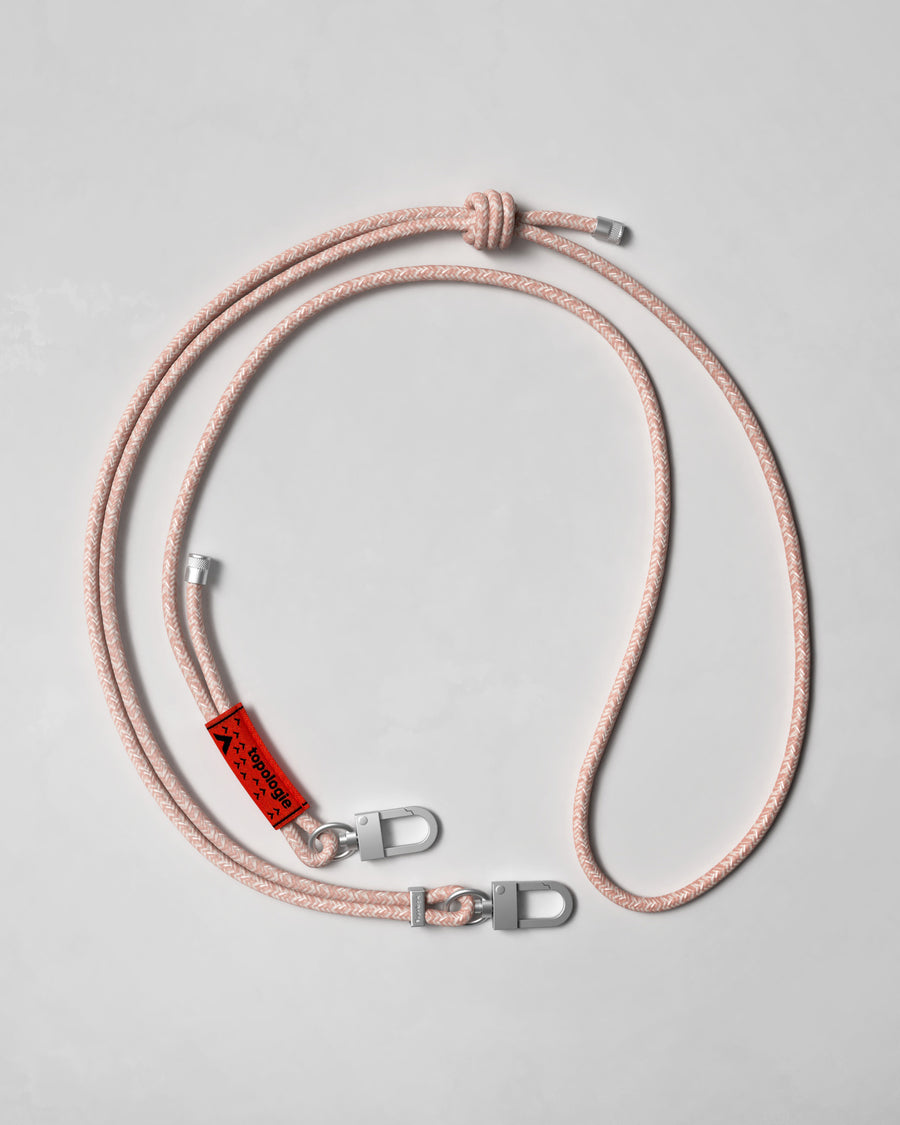 6.0mm Rope 繩索背帶 /  蜜桃粉混色圖案
