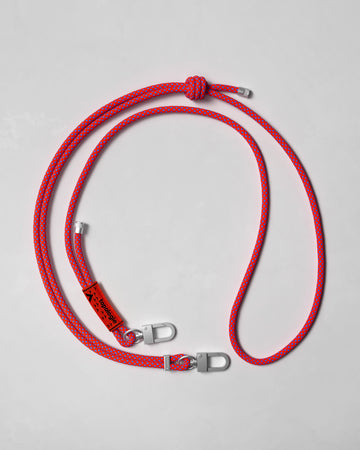 6.0mm Rope 繩索背帶 /  紅藍混色格紋