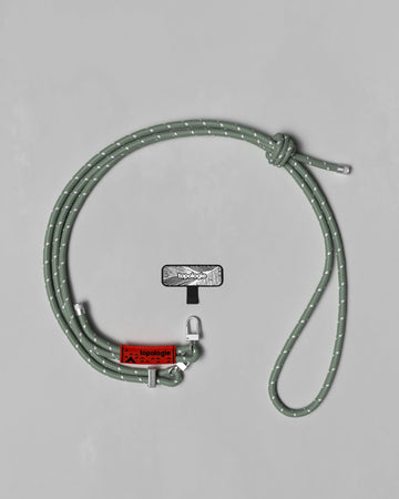 手機掛繩夾片 + 6.0mm Rope 繩索背帶 / 鼠尾草綠