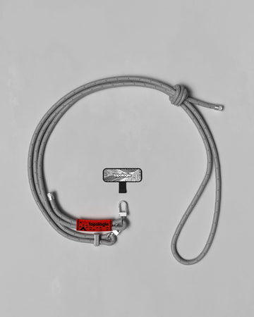 手機掛繩夾片 + 6.0mm Rope 繩索背帶 / 反光石灰