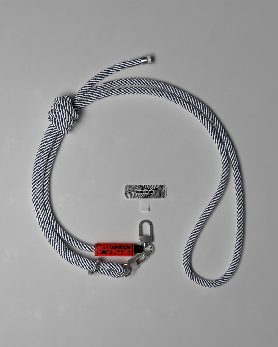 手機掛繩夾片 + 8.0mm Rope 繩索背帶 / 諾蒂卡藍