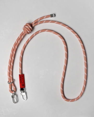 8.0mm Rope 繩索背帶 / 蜜桃粉圖案