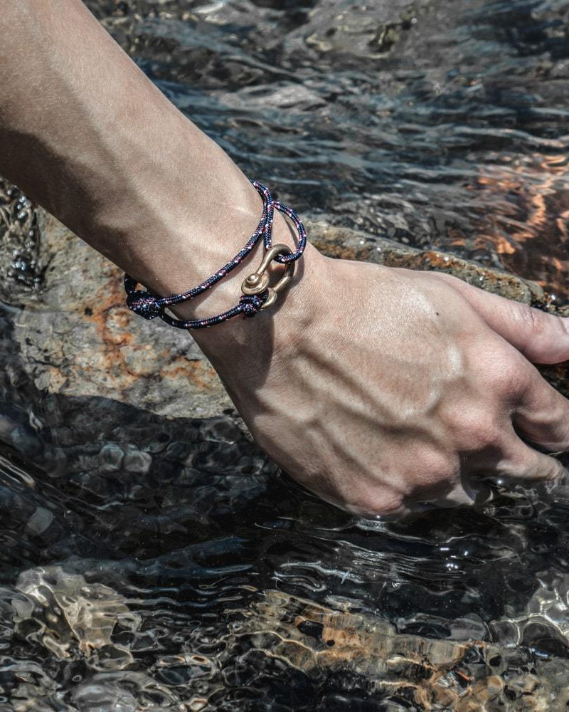 Kalymnos / 圖案深藍 / 黃銅