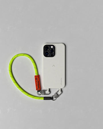 Dolomites 手機殼 / 月亮灰 / 8.0mm 繩索腕帶 反光霓黃