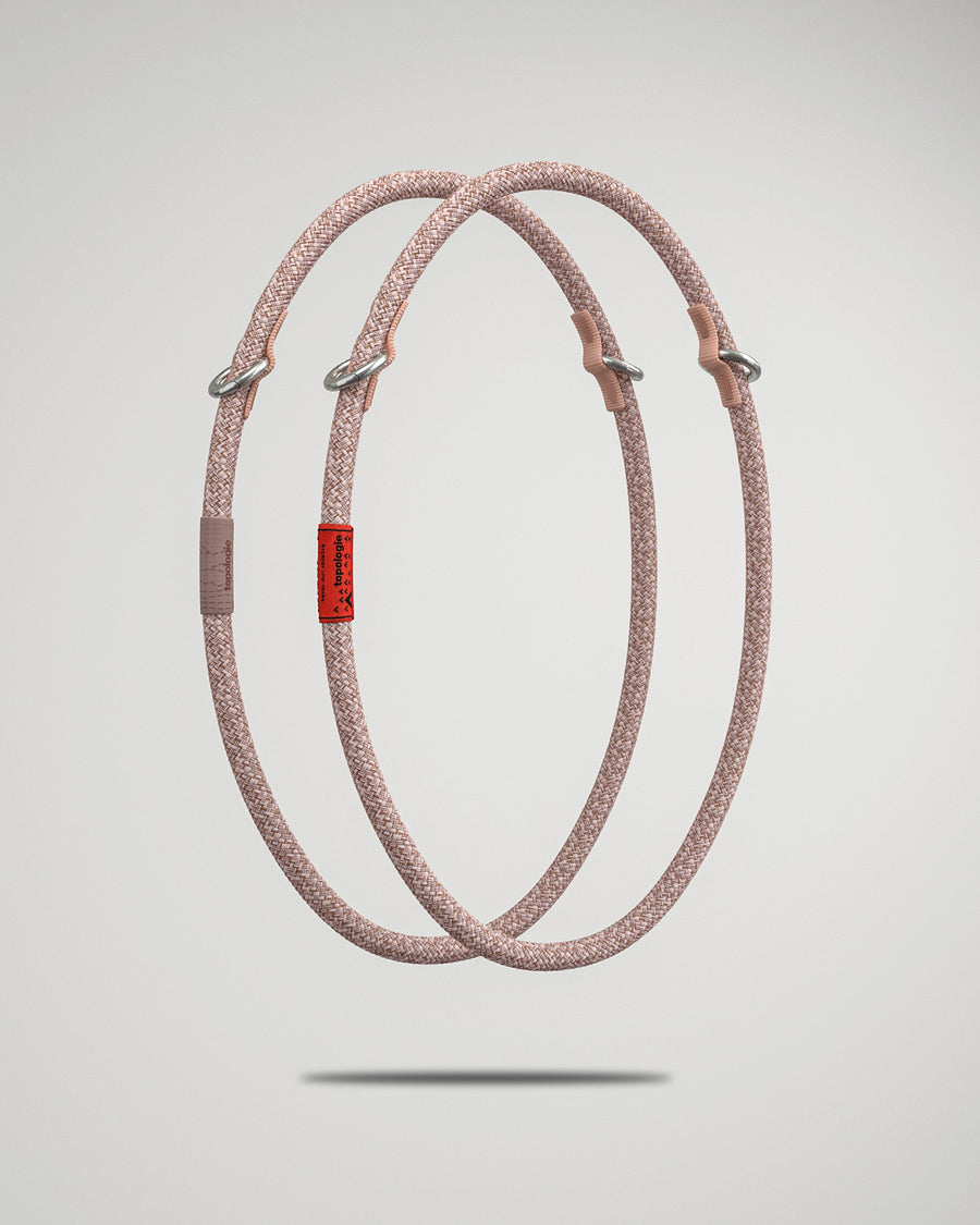 10mm Loop繩環 / 蜜桃粉混色圖案