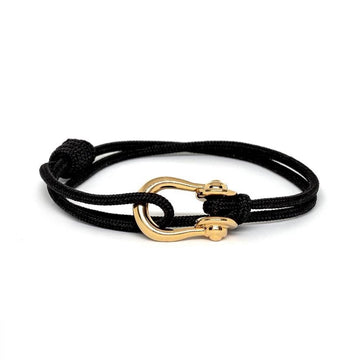 Kalymnos / Black Solid Gold Bracelet