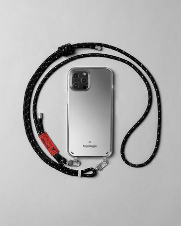 Verdon 繩索背帶手機殼 / 鏡面 / 6.0mm 反光黑