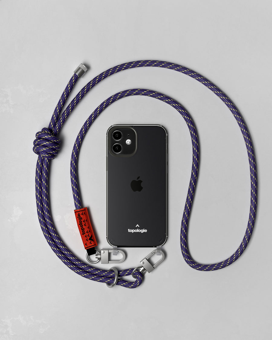 Verdon 手機殼 / 透明 / 8.0mm 深紫圖案