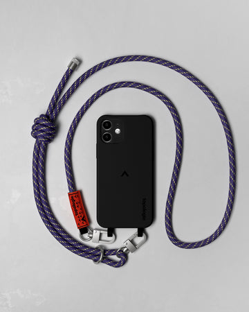 Dolomites 手機殼 / 黑 / 8.0mm 深紫圖案